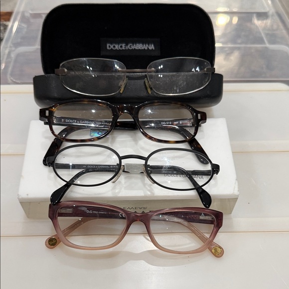Dolce & Gabbana Assorted Eyewear in Black Brown and Pink